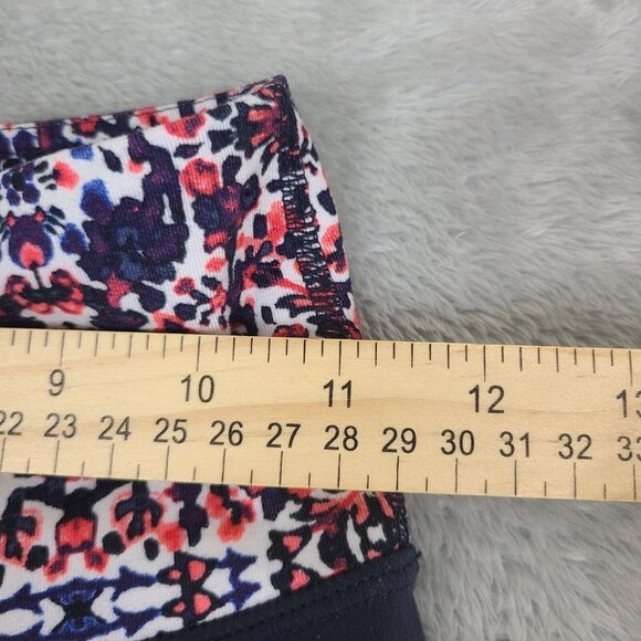 Athleta High Rise Indigo Shores Chauranga Capri Leggins Sz XXS - Picture 4 of 8